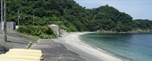 八幡浜市・夢永海水浴場