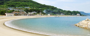 高松市・女木島海水浴場(鬼ヶ島海水浴場)