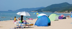 丹後半島・琴引浜掛津海水浴場