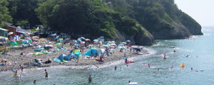 西伊豆・田子瀬浜海水浴場