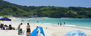 下関市・土井ヶ浜海水浴場