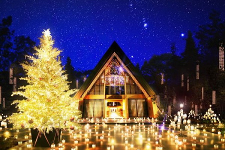 軽井沢星野エリアのクリスマス